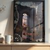 Poster Gateway to the unknown encadré dans un salon moderne