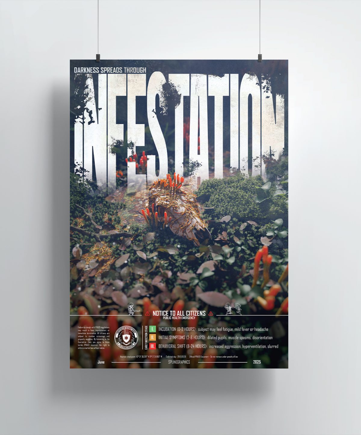 IFST-1-Crop-1 Poster Infestation – Affiche artistique cinéma science-fiction et surnaturel