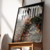 Poster Infestation posé sur une chaise - Affiche cinéma artistique